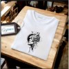 Erkek Ön Baskili T-shirt Plus Model